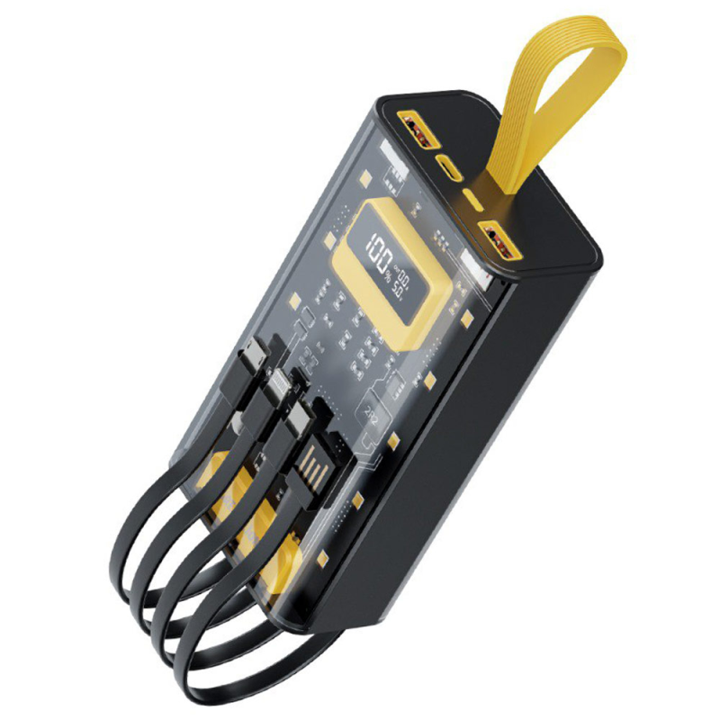 پاور بانک 20 وات گرین لاین مدل Transparent Pro ظرفیت 20000 میلی آمپر ساعت