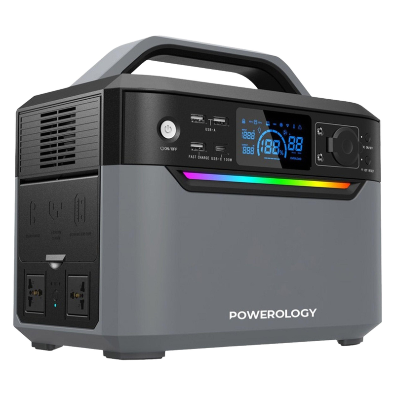 پاور بانک پاورولوجی مدل PPBCHA39 ظرفیت 120000 میلی آمپر ساعت