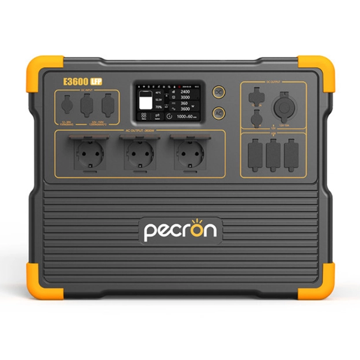 پاور استیشن پکرون مدل E3600 LFP ظرفیت 3072 میلی آمپر ساعت