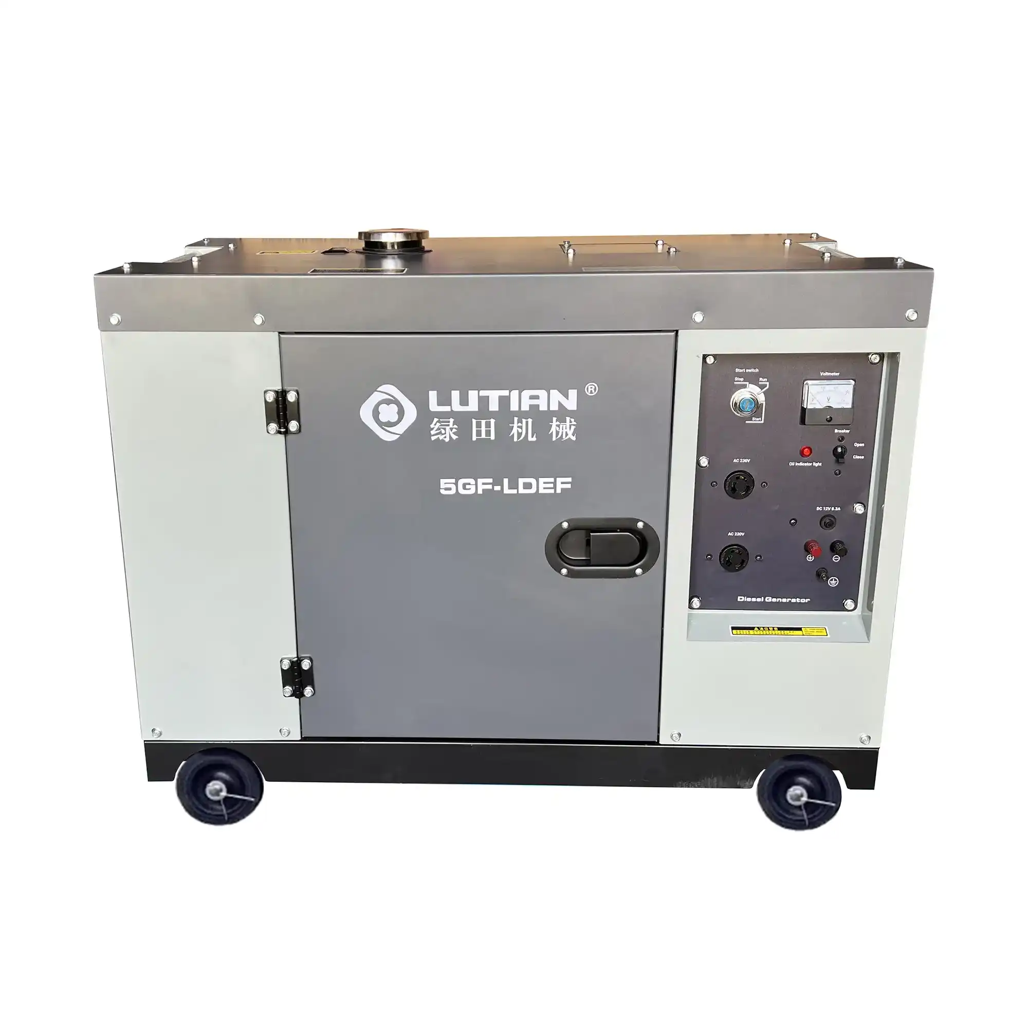 موتور برق لوتیان 4.5 کیلو وات گازوئیلی تک فاز کانوپی مدل 5GF-LDEF