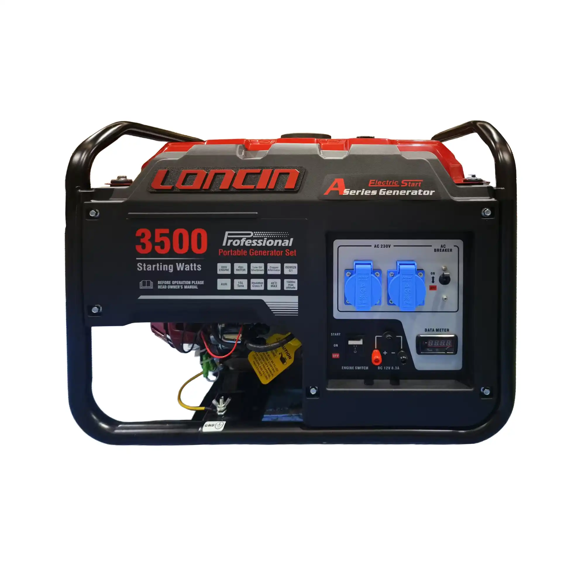 موتور برق لانسین 2.8 کیلو وات بنزینی اپن فریم مدل LC3500D-AS