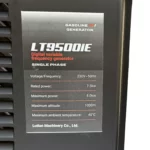 موتور برق لوتیان 7.5 کیلو وات بنزینی اینورتری مدل LT9500iE