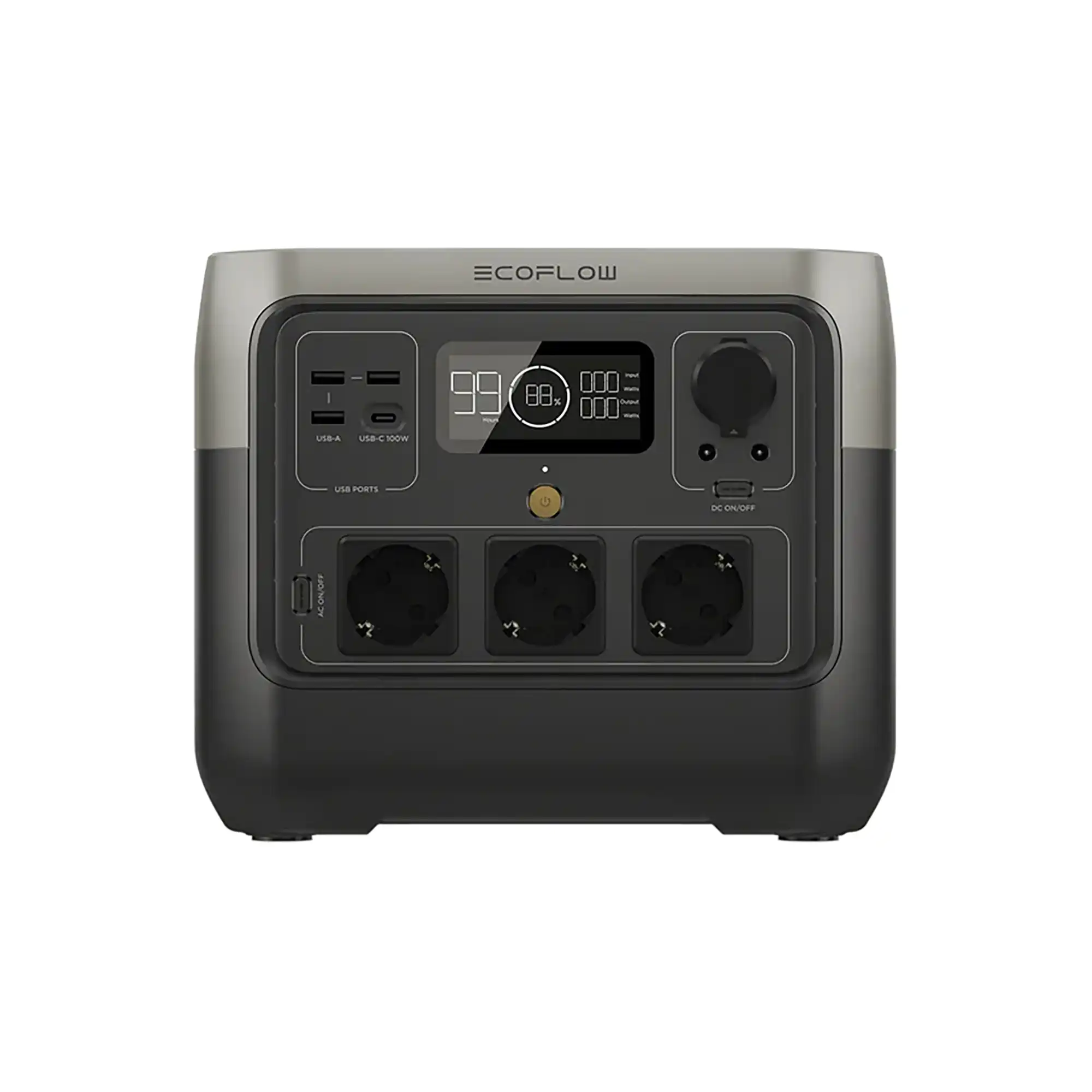 پاور استیشن اکوفلو 800 وات ظرفیت 768 وات ساعت مدل RIVER 2 PRO